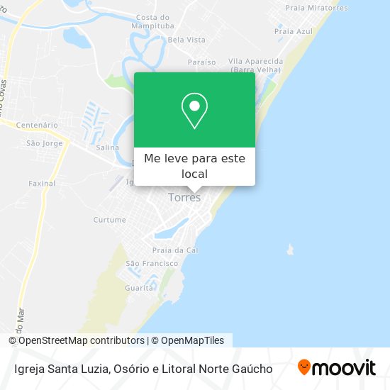 Igreja Santa Luzia mapa