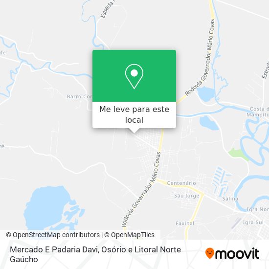 Mercado E Padaria Davi mapa