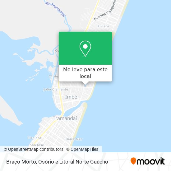 Braço Morto mapa