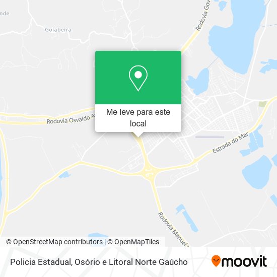 Policia Estadual mapa