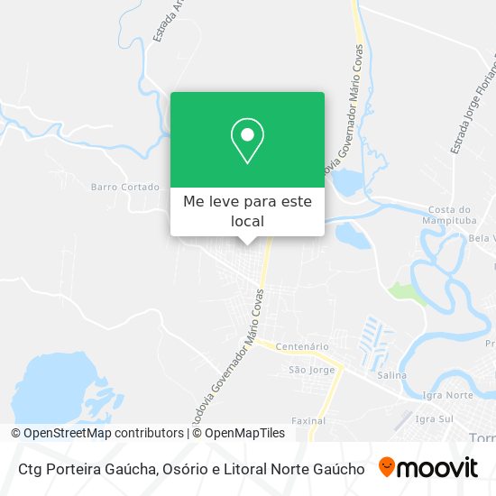 Ctg Porteira Gaúcha mapa
