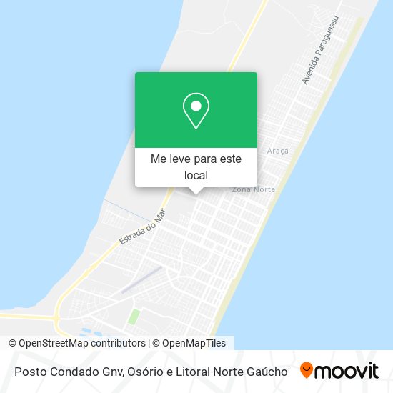 Posto Condado Gnv mapa