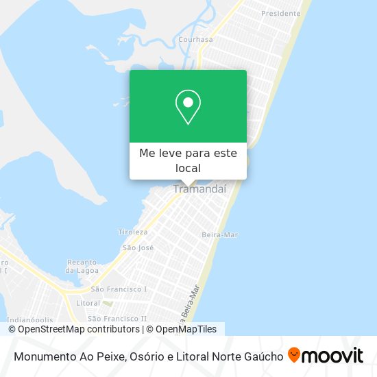 Monumento Ao Peixe mapa