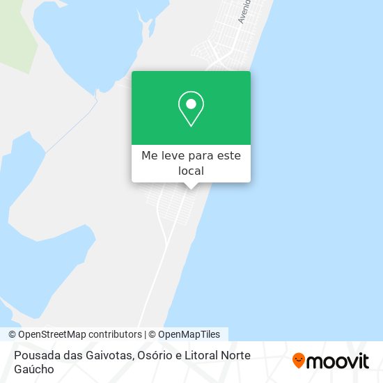Pousada das Gaivotas mapa