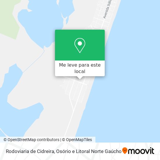 Rodoviaria de Cidreira mapa