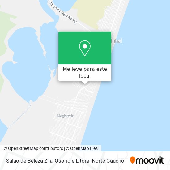 Salão de Beleza Zila mapa