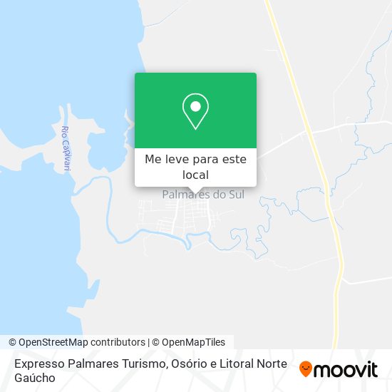 Expresso Palmares Turismo mapa