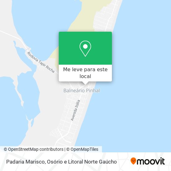 Padaria Marisco mapa