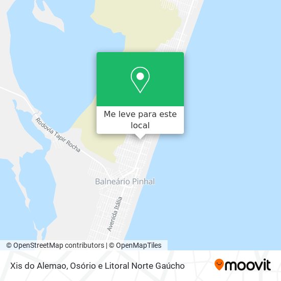 Xis do Alemao mapa
