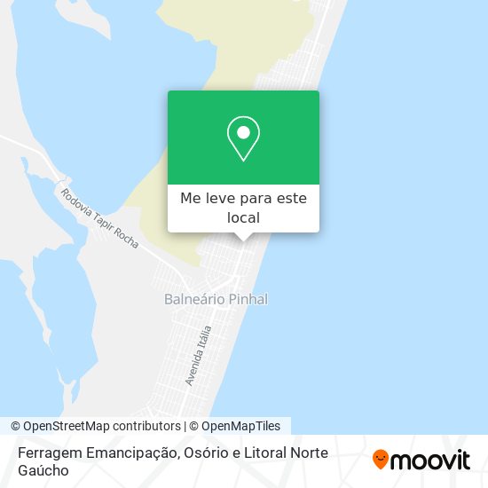 Ferragem Emancipação mapa