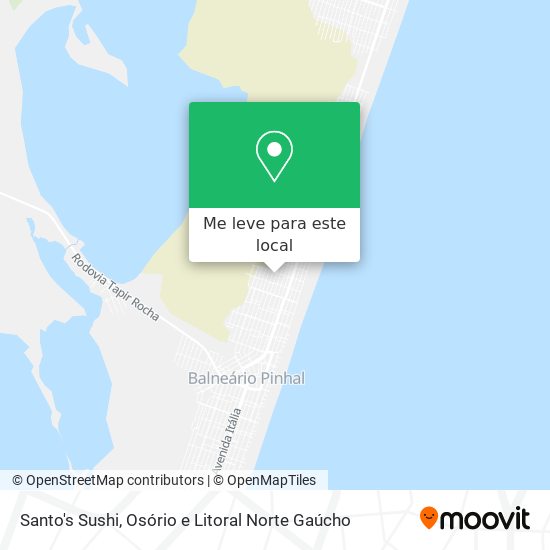 Santo's Sushi mapa