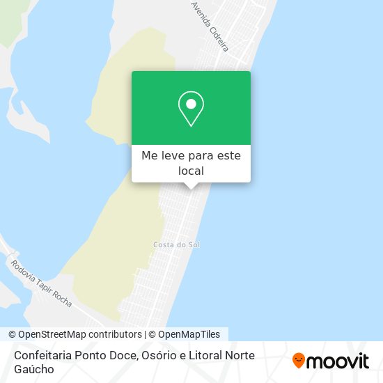 Confeitaria Ponto Doce mapa