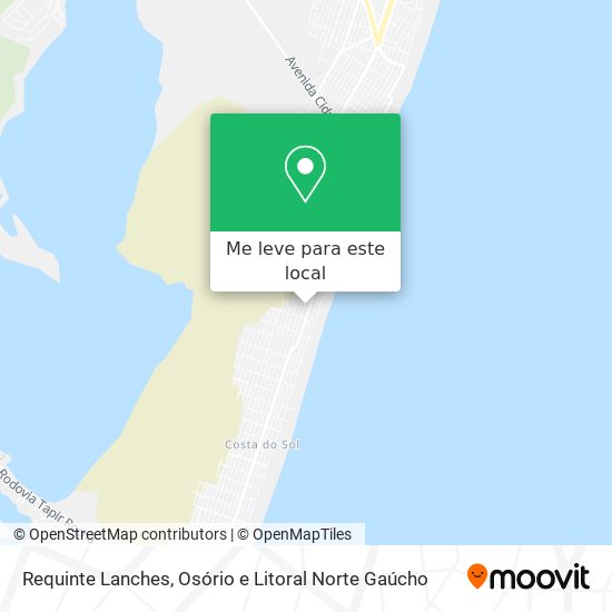 Requinte Lanches mapa