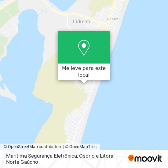 Marítima Segurança Eletrônica mapa