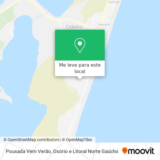 Pousada Vem Verão mapa