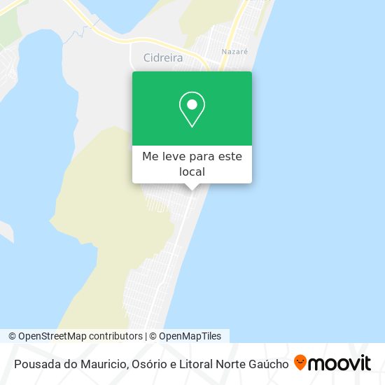 Pousada do Mauricio mapa