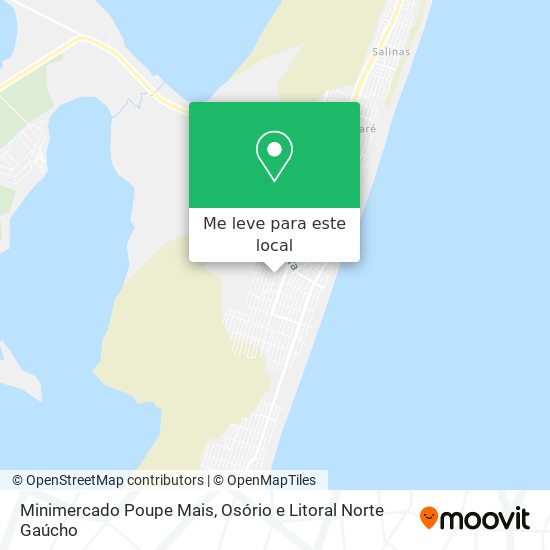 Minimercado Poupe Mais mapa