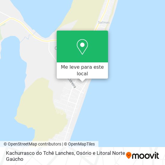 Kachurrasco do Tchê Lanches mapa