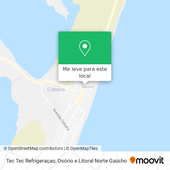 Tec Tec Refrigeraçao mapa