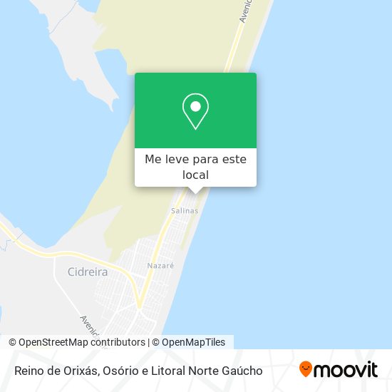 Reino de Orixás mapa