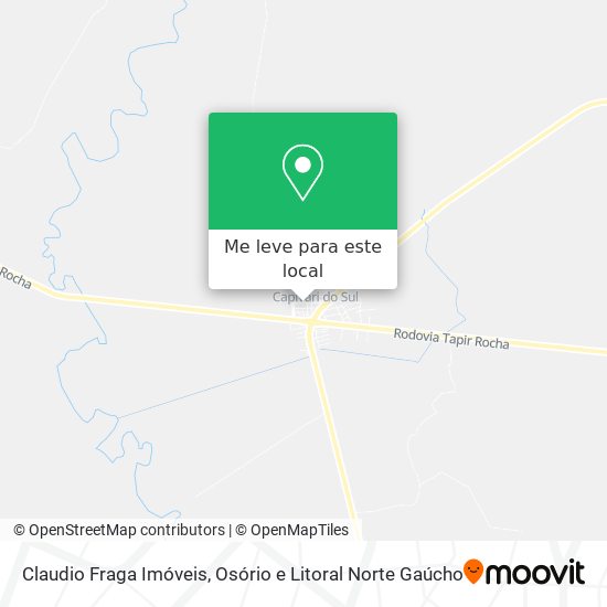Claudio Fraga Imóveis mapa