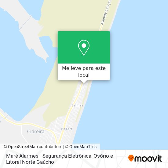 Maré Alarmes - Segurança Eletrônica mapa