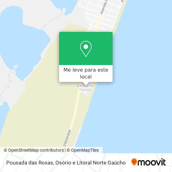 Pousada das Rosas mapa