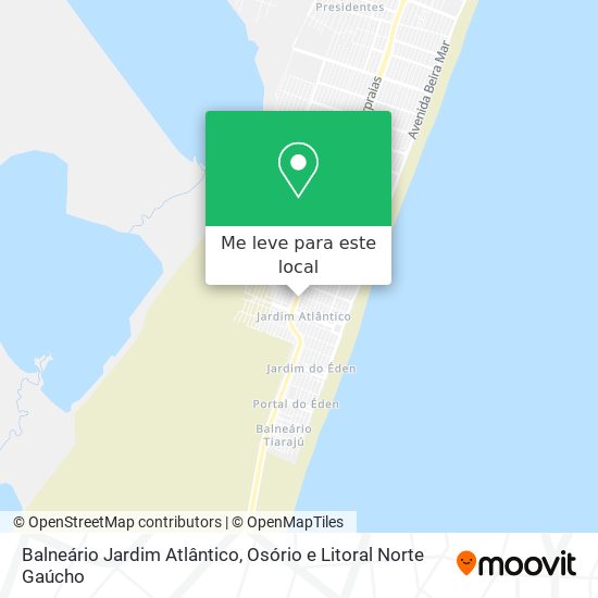 Balneário Jardim Atlântico mapa