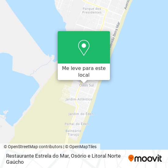 Restaurante Estrela do Mar mapa