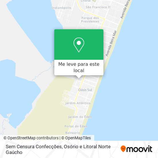 Sem Censura Confecções mapa