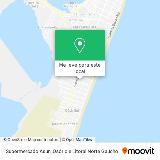 Supermercado Asun mapa