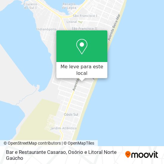 Bar e Restaurante Casarao mapa