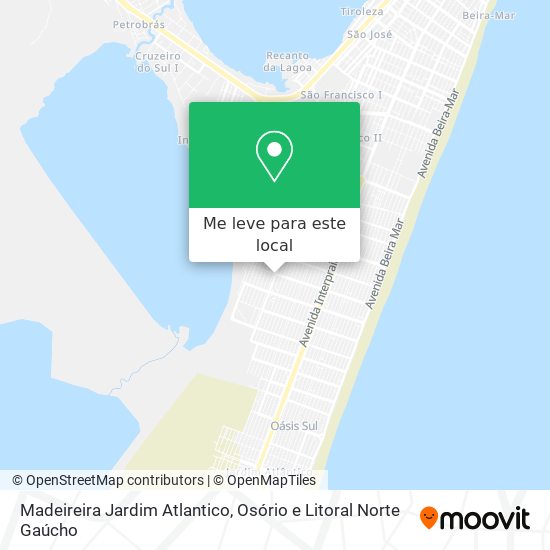 Madeireira Jardim Atlantico mapa