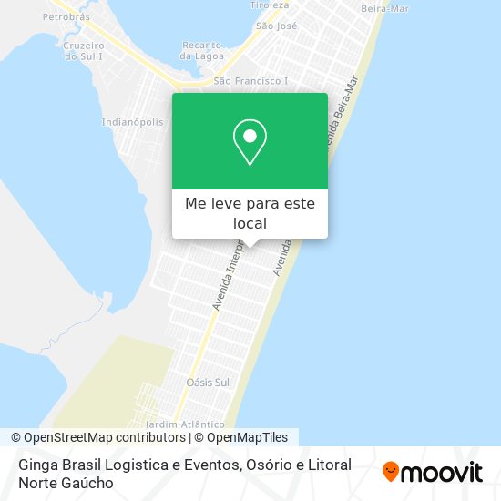 Ginga Brasil Logistica e Eventos mapa