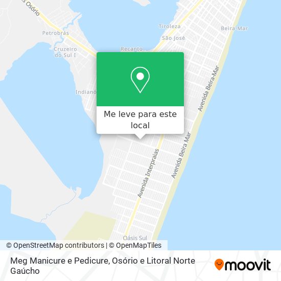 Meg Manicure e Pedicure mapa