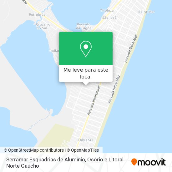 Serramar Esquadrias de Alumínio mapa