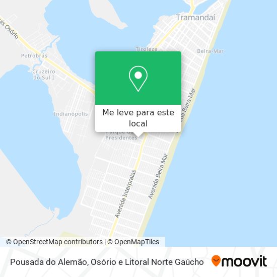 Pousada do Alemão mapa