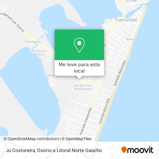 Ju Costureira mapa
