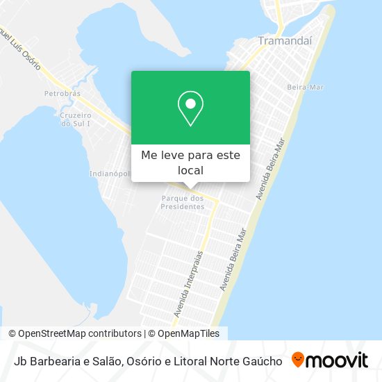 Jb Barbearia e Salão mapa