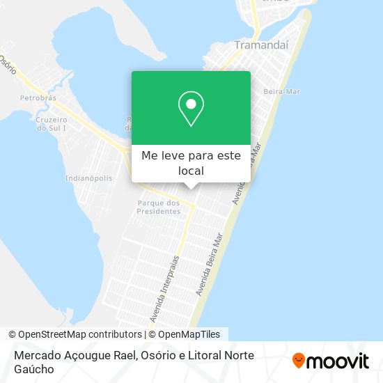 Mercado Açougue Rael mapa