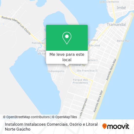 Instalcom Instalacoes Comerciais mapa