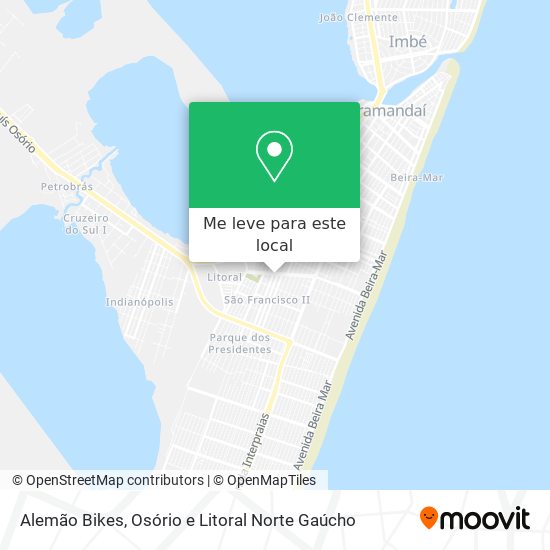 Alemão Bikes mapa