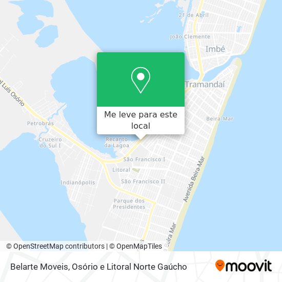 Belarte Moveis mapa