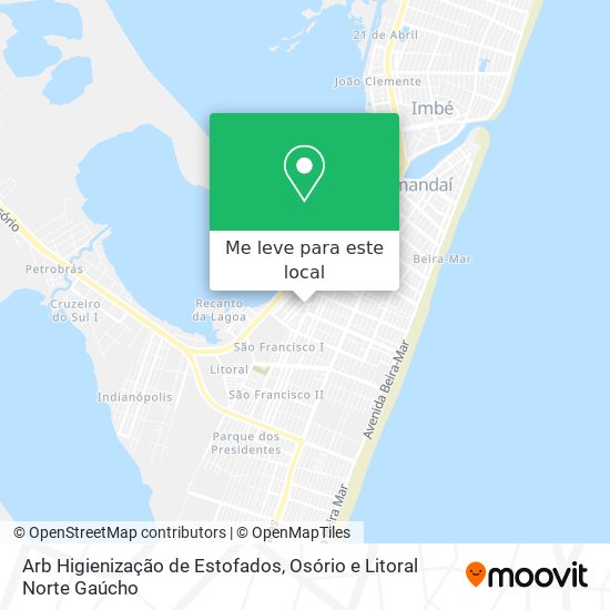 Arb Higienização de Estofados mapa