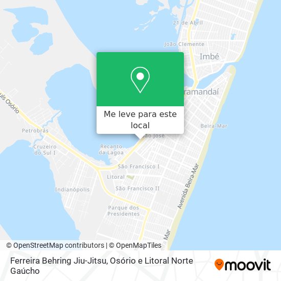 Ferreira Behring Jiu-Jitsu mapa