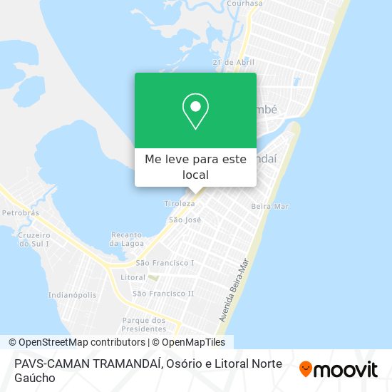 PAVS-CAMAN TRAMANDAÍ mapa