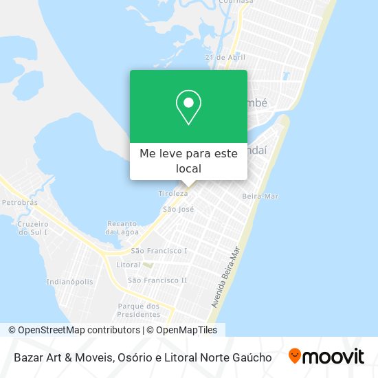 Bazar Art & Moveis mapa