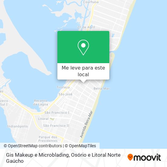 Gis Makeup e Microblading mapa