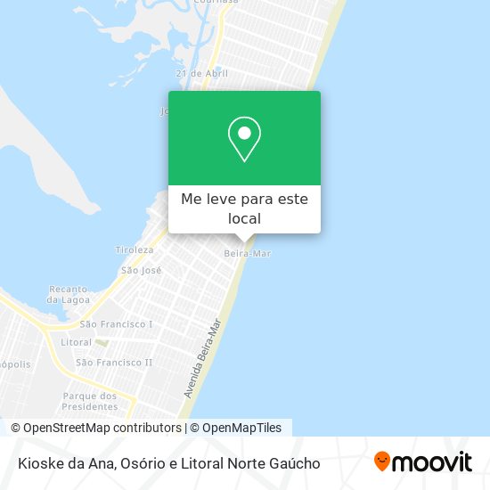 Kioske da Ana mapa