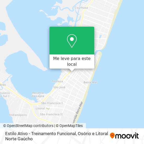 Estilo Ativo - Treinamento Funcional mapa